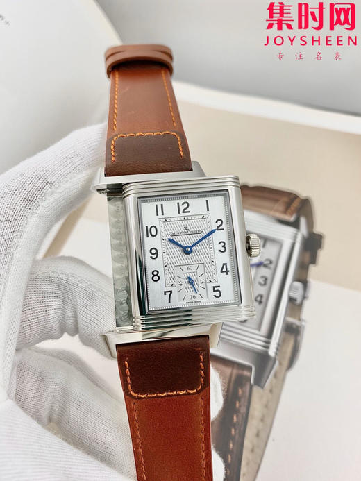 积家翻转系列 双面翻转 两针半 男士机械腕表 Reverso Classic Large Duoface Small Second 男款翻转系列 商品图1