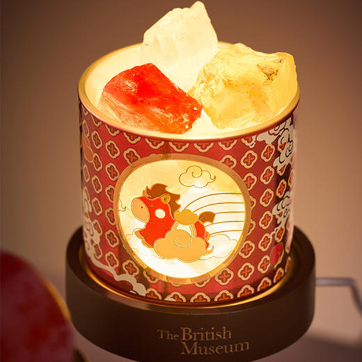 大英博物馆 新年系列 马上有钱 扩香晶石 香薰礼盒-琥珀鎏光 商品图1