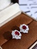 1.5ct刻面红宝石耳钉 商品缩略图3