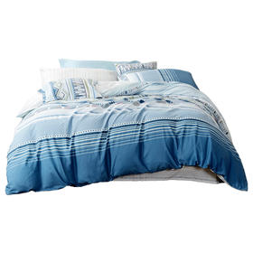 富安娜 磨毛抗菌四件套/漫游天际203*229cm 6916517752360