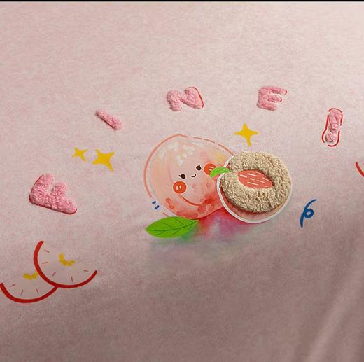 6F堂皇 桃气满满全棉磨毛四件套 商品图2