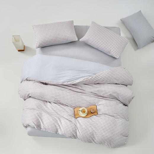 無印良品 咖品纯棉四件套-布兰格200x230cm MJ-T2022-103-3 商品图4