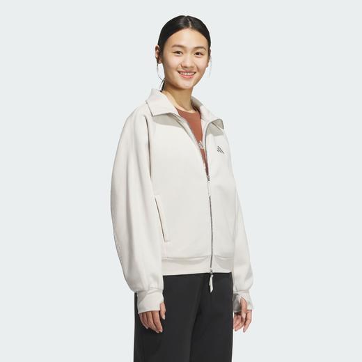 Adidas阿迪达斯MUST HAVES LOGO FLEECE JACKET 加厚运动休闲夹克外套KC0047 商品图2