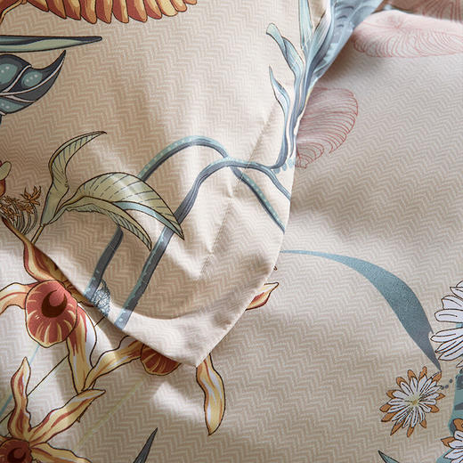 富安娜 床单四件套/鹊舞江南/标准/黄203*229cm 6916517184536 商品图3