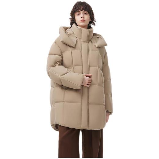 坦博尔 中长羽绒服女连帽 TBF530750A 商品图2