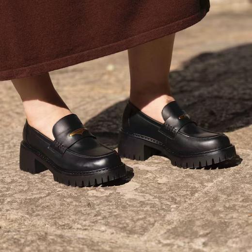 现货！【定制版乐福鞋】全料采用头层牛皮，耐穿耐磨！正码正拍，不用拍大一码！跟高5.5cm，胖宽脚型定制版，英伦风厚底乐福鞋，头层牛皮加宽皮鞋 商品图7