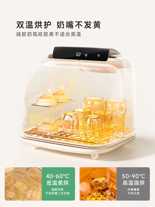 plodon浦利顿奶瓶消毒柜紫外线带烘干二合一体PLD-ZTD20E2 商品图1