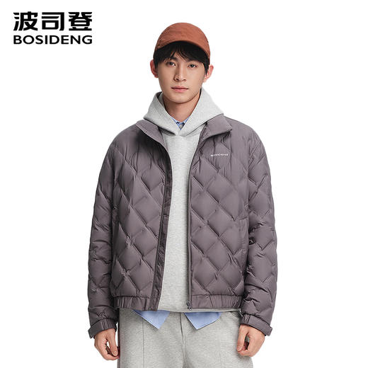 波司登轻薄羽绒服男士短款2025秋冬季新款立领保暖外套B250135321 商品图1