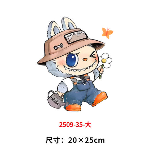 儿童卡通烫画印花贴拉布布烫画装饰服装DIY热转印衣服白墨烫画 商品图10