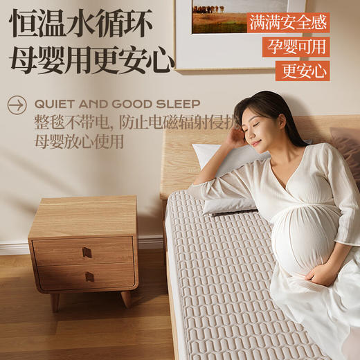 优选丨【 冬季必备，暖床神器】 CHIGO志高智能恒温水暖电热毯 子弹头黄款 商品图4