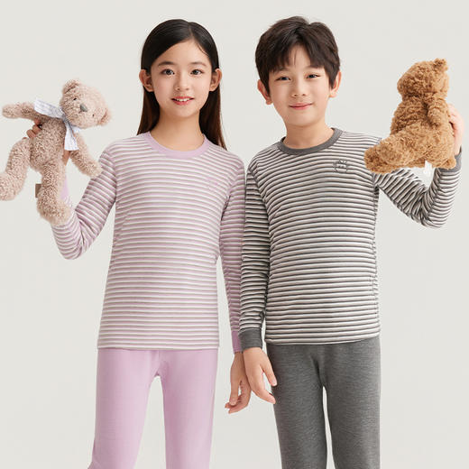 【商场专柜高品质羊毛蚕丝保暖套装69.9元任选2套】120-170码A类280克加厚亲子款石墨烯保暖速热内衣套装 商品图12