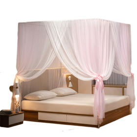 俞兆林 落地款双层方顶宫廷蚊帐 180*200cm YZL-24063