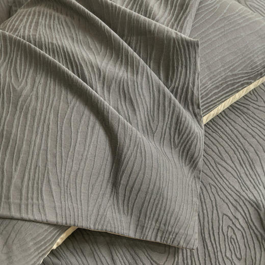 彼加曼 简尚水洗大提花四件套-云灰 200*230cm BGM-T2502 商品图4