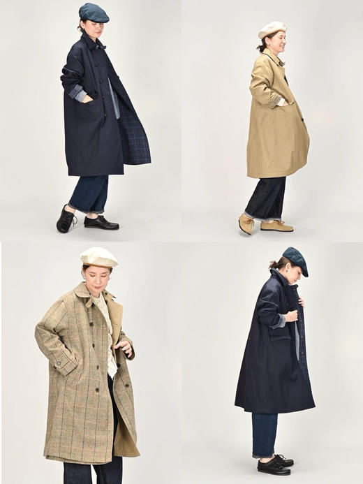 1015-2  亲戚工厂  男女同款 45R双面大衣 商品图0