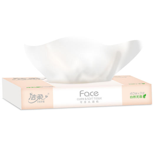 洁柔 Face粉抽纸3层40抽*6包 PR080-06 商品图3