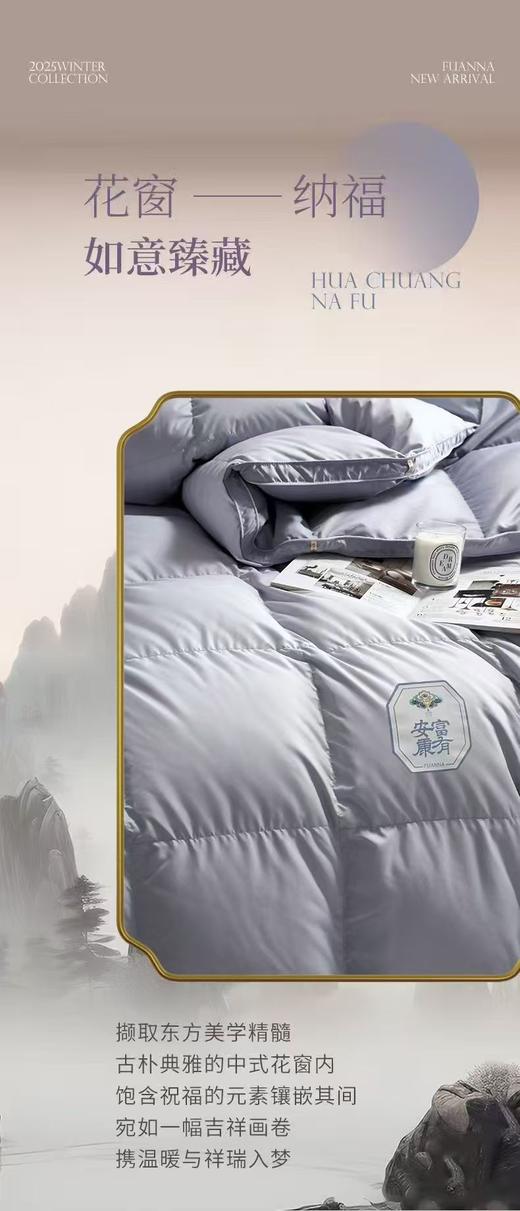 【富安娜】B座7F A类抗菌鹅绒被·富有安康（送2000元线下无门槛券！） 商品图4