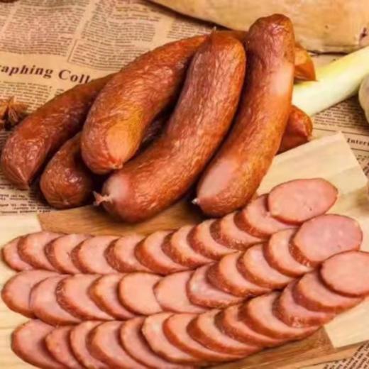 严选 | 凤凰园哈尔滨红肠 80g/根*10根 含肉量95%+  肉质紧实 果木熏香 非遗老字号出品 商品图0