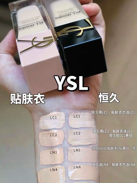 YSL圣罗兰粉盖贴肤衣粉底液   LC1/LC2    恒久无暇透光 商品图3