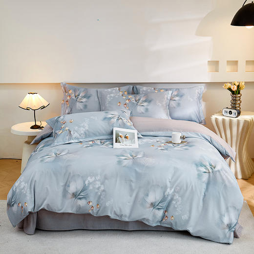 彼加曼 “清风海棠”加厚铂金全棉四件套200*230cm BGM-T2530 商品图2