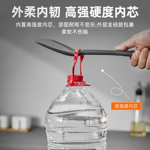 康巴赫乐享系列防烫木柄硅胶铲勺2件套 商品图2