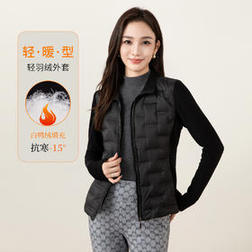 「高货xg」全新升级【铂金会员257/天猫339/差价82】(01714)洛诗琳气质白鸭绒轻薄羽绒服2025冬季小个子修身保暖外套