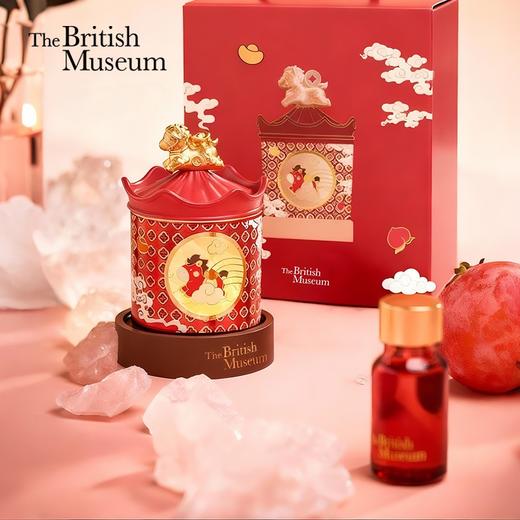 大英博物馆 新年系列 马上有钱 扩香晶石 香薰礼盒-琥珀鎏光 商品图0
