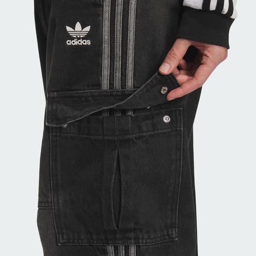 Adidas阿迪达斯BLACK DENIM P 王安宇同款纯棉工装牛仔运动裤KS5978 商品图5
