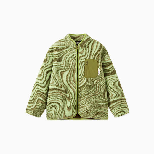 【MQD】男大童冬季学院风潮酷休闲保仿羊羔绒立领外套 商品图5