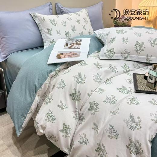 晚安家纺 纯棉床单四件套 绮罗幽梦200*230cm WA008 商品图3