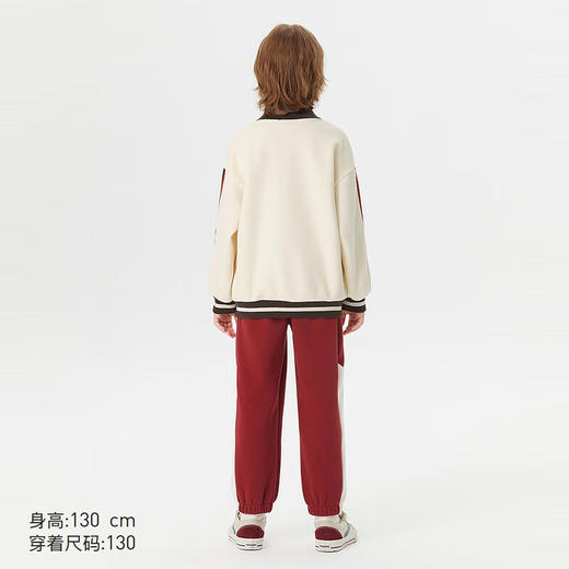 【MQD】童装男大童冬学院风卡通加绒卫衣 商品图3