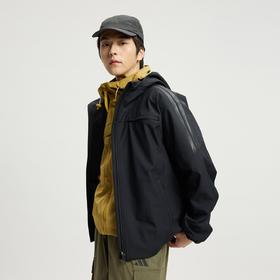 Adidas阿迪达斯3STRIPES BONDED WIND JACKET 运动休闲连帽夹克外套KA1307