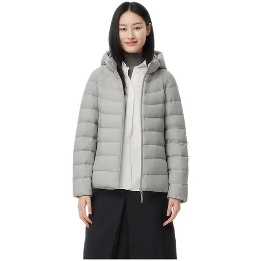 坦博尔 女短款轻薄连帽羽绒服 TBF310238A 商品图8