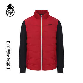 \BOW-117A（PROSIMON高尔夫秋冬男款撞色拼接立领棉服）