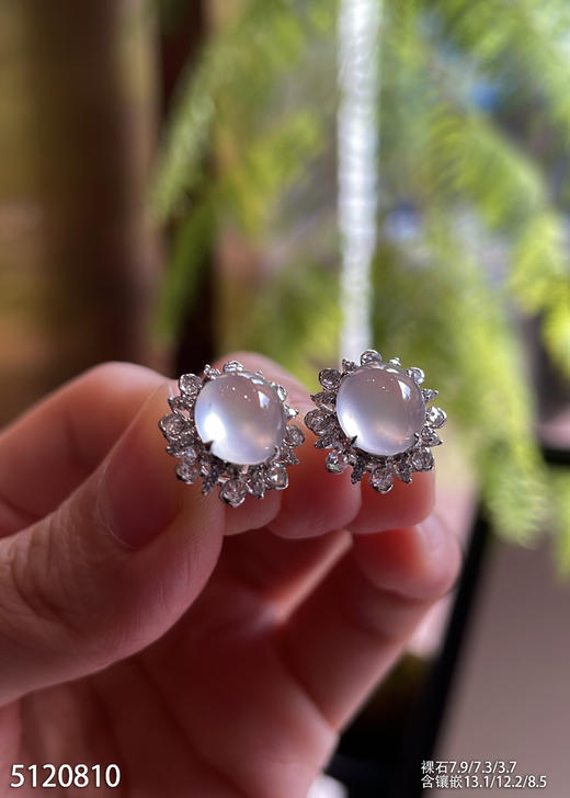 5120810，蛋面耳钉。具体价格微信咨询 商品图3