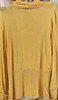 仅一件！ 【断码清仓】复古优雅姜黄色显瘦长袖亮丝针织交领上衣日常穿搭气质打底衫ZFYY014 商品缩略图1