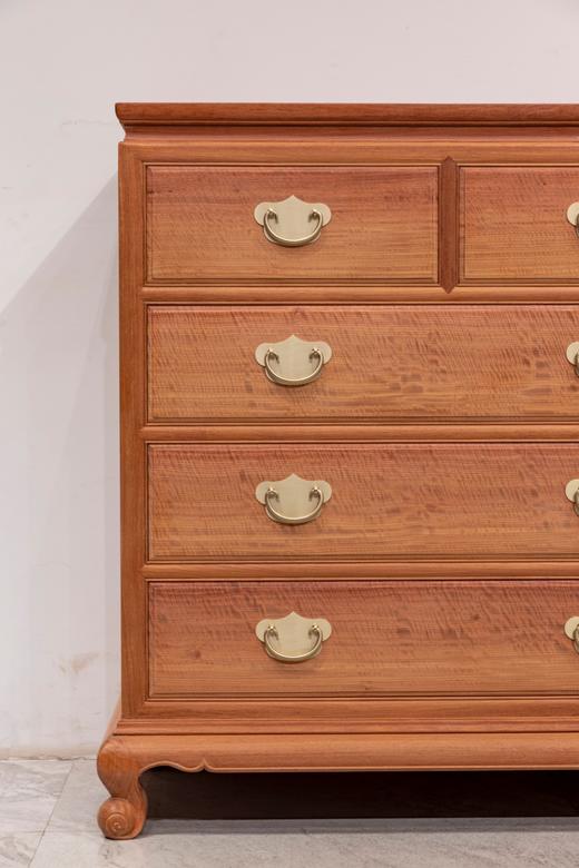 红桥红 | 家具严选  缅甸花梨（大果紫檀）【106 明式素面 五斗柜】 商品图2