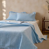【牛奶绒床盖】牛奶绒床盖三件套秋冬保暖床单纯色绒布毯子床盖枕套 商品缩略图9