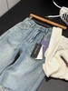 会员福利【美式高阶感】拉夏贝尔/La Chapelle百搭时尚破洞前卫设计精致小众感牛仔裤小个子微喇裤 商品缩略图6