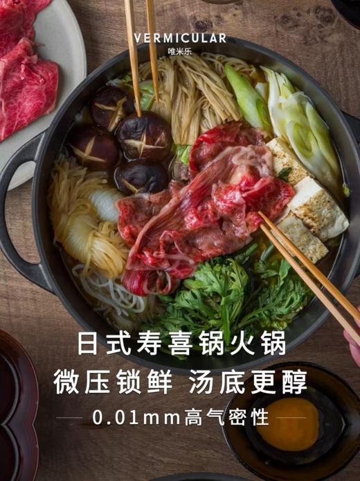 日本唯米乐VERMICULAR无水料理铸铁珐琅锅26cm高颜值、高使用性、厨房寿喜锅 商品图1