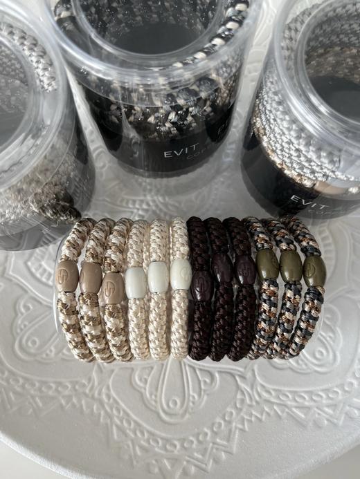 超好用！丹麦品牌郑钦文昆凌同款高弹力加粗发圈头绳12根 商品图9