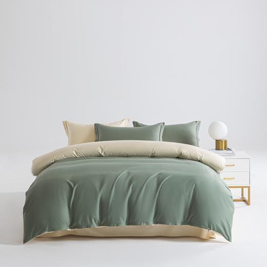 無印良品 A类60支纯棉床上四件套松绿 MJ-T2024-0290-1 商品图1