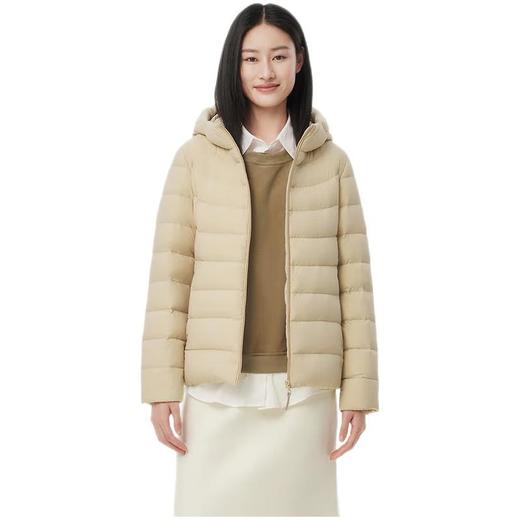 坦博尔 女短款轻薄连帽羽绒服 TBF310238A 商品图2