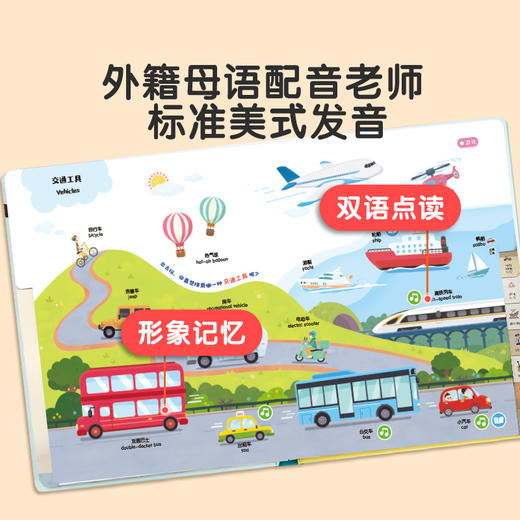 【点读版】宝宝巴士启蒙认知1岁+ 宝宝启蒙认知大百科 赳赳版/依娜恰恰版（赠启蒙认知海报/2张+点读馆）（不含笔） 商品图8