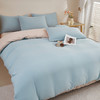 彼加曼 双拼彩棉纯风四件套-浅兰200*230cm BGM-T2461 商品缩略图1