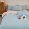 彼加曼 双拼彩棉纯风四件套-浅兰200*230cm BGM-T2461 商品缩略图3