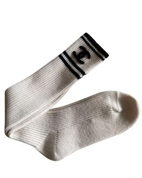 女款logo长筒袜025