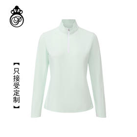BOW-302A PROSIMON高尔夫秋季女士浅绿色时尚立领长袖