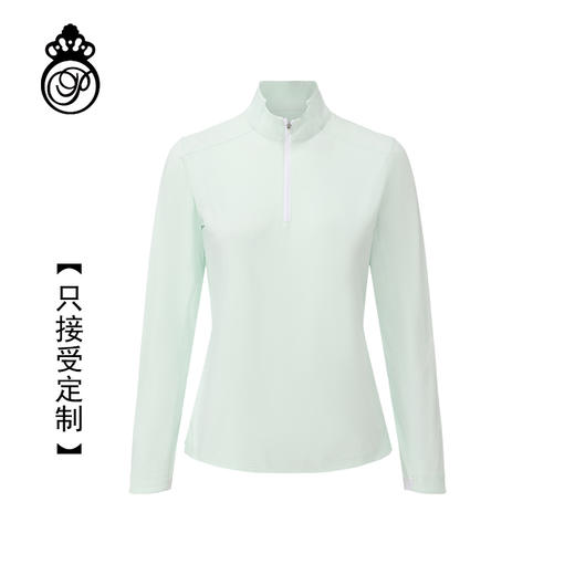 BOW-302A PROSIMON高尔夫秋季女士浅绿色时尚立领长袖 商品图0