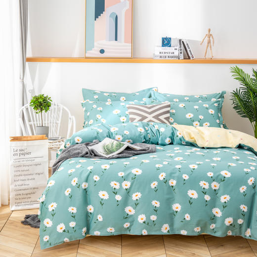 绮露 美家全棉四件套-楚楚花颜 QL-TJ2002-2 商品图3