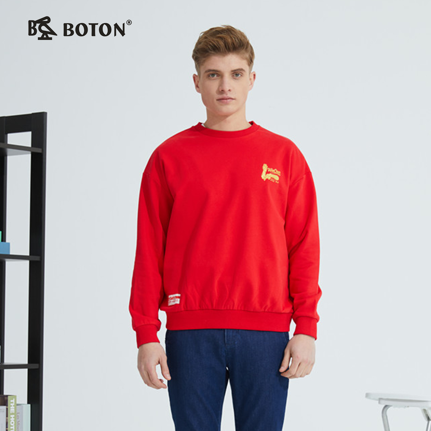 【第2件半价！尾货清仓不退换】【男女同款】波顿_x_小满良研_联名款咏春长袖卫衣MT213121